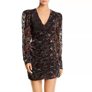 LINI Scarlet Floral Burnout Dress 